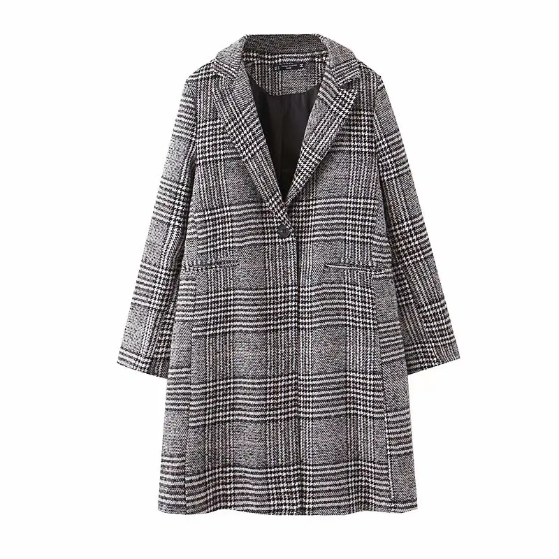 Женское шерстяное пальто, винтажное двубортное пальто свободного покроя с отложным воротником, в Корейском стиле, зима 2021
Женское шерстяное пальто, винтажное двубортное пальто свободного покроя с отложным воротником, в Корейском стиле, зима 2021