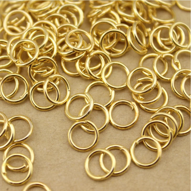 Открытые Кольца для ювелирных изделий сделай сам разрезное кольцо с одной петлей