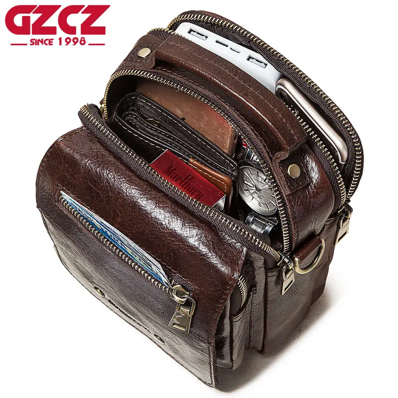 Сумка-мессенджер GZCZ Мужская, из натуральной воловьей кожи, многофункциональная, на молнии
Сумка-мессенджер GZCZ Мужская, из натуральной воловьей кожи, многофункциональная, на молнии