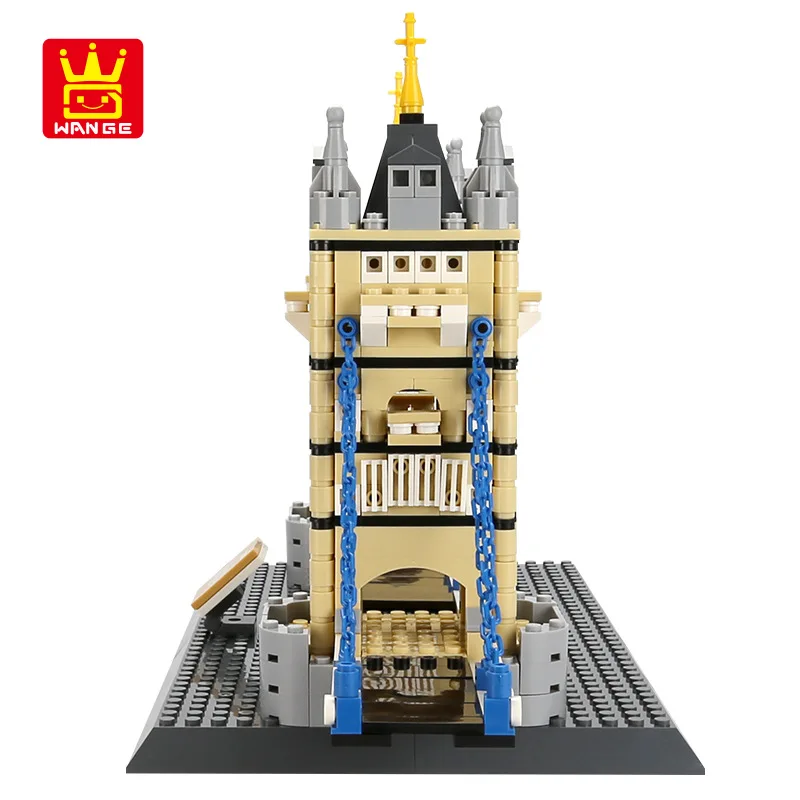 WANGE 969pcs Famous Architecture Building Block Set Bridge Model Building Block Bricks Construction Brick DIY kids children toys
WANGE 969pcs Famous Architecture Building Block Set Bridge Model Building Block Bricks Construction Brick DIY kids children toys