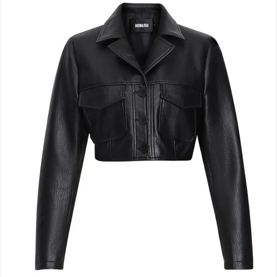 Autumn spring Locomotive big pockets pu Leather Jacket female short style was thin Motorcyle Jackets Coat F1985 wholesale
Autumn spring Locomotive big pockets pu Leather Jacket female short style was thin Motorcyle Jackets Coat F1985 wholesale