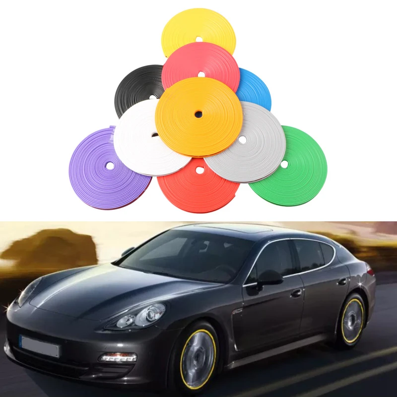 New Car Tire Anti-collision and Anti-scratch Protection Sticker PVC Wheel Outer Ring Decorative Strip Car Decoration Accessories
New Car Tire Anti-collision and Anti-scratch Protection Sticker PVC Wheel Outer Ring Decorative Strip Car Decoration Accessories