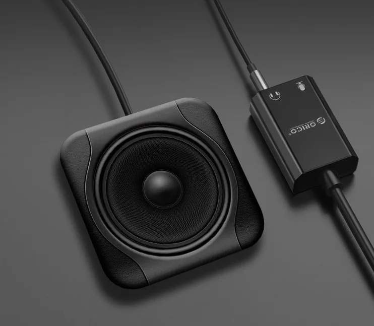 Orico Портативный USB внешняя звуковая карта Микрофон Наушники типа два-в-одном с
