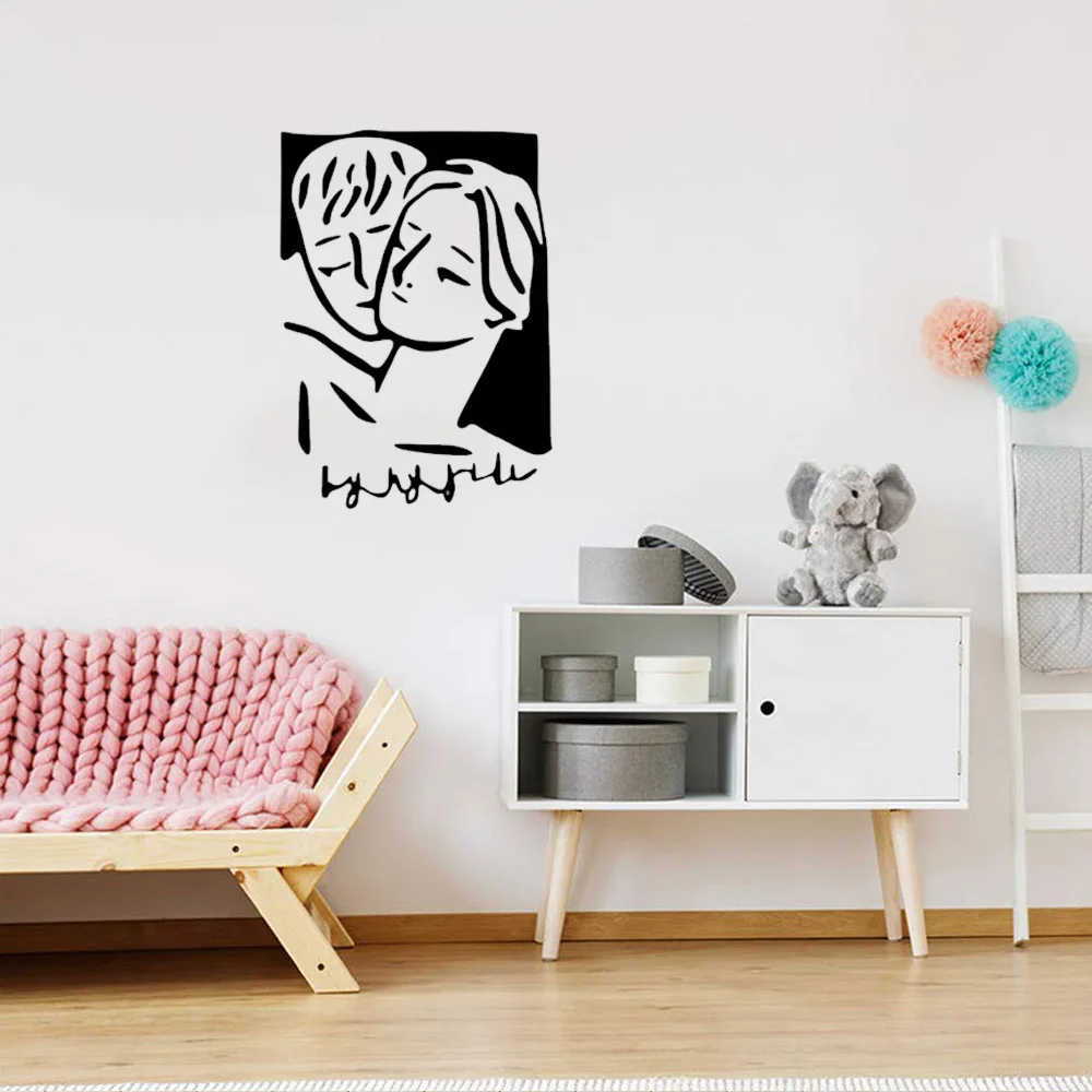 Ins Korean style Couple Hug Wall Sticker Home Decor Stickers For Bedroom Living Room Bar Removable Wallpaper ov486
Ins Korean style Couple Hug Wall Sticker Home Decor Stickers For Bedroom Living Room Bar Removable Wallpaper ov486