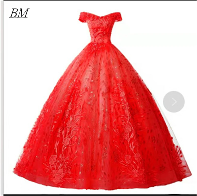 BM Ball Gown Red Lace Quinceanera Dresses Sweetheart Sequines Sweet 16 Birthday Pageant Party Vestidos De 15 Anos BM818
BM Ball Gown Red Lace Quinceanera Dresses Sweetheart Sequines Sweet 16 Birthday Pageant Party Vestidos De 15 Anos BM818