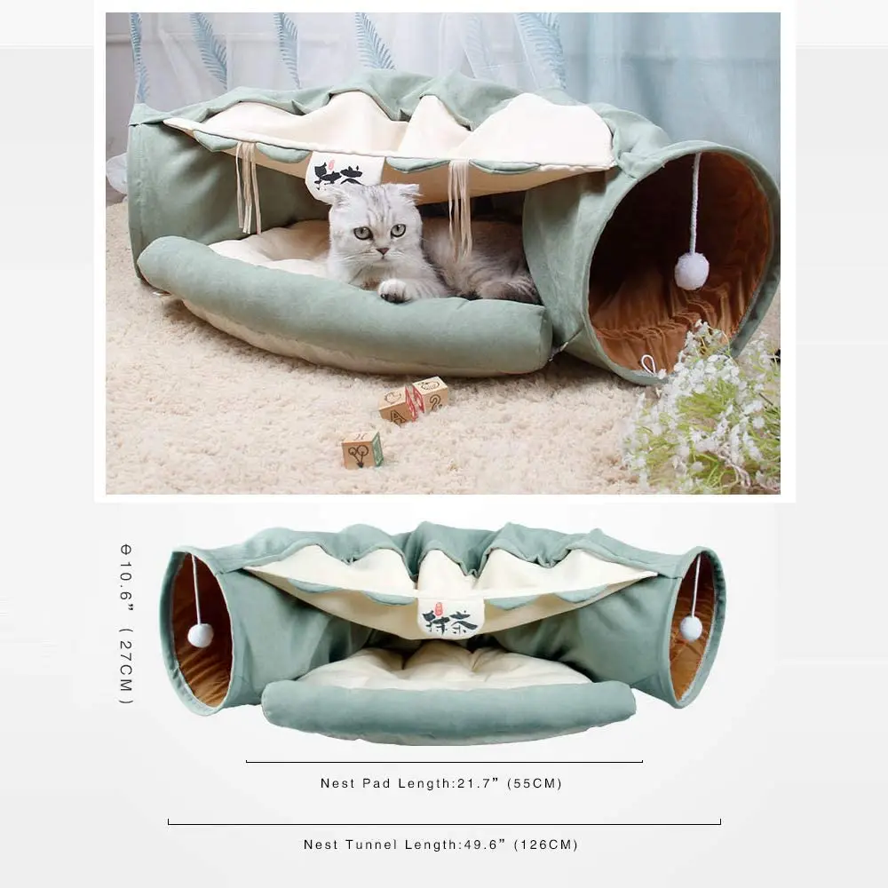 Collapsible Cat Tunnel Tubes Toys Fun Run Crinkle Play Tunnels For Pets Kittens Rabbits Interactive Play Toys With Sound Paper
Collapsible Cat Tunnel Tubes Toys Fun Run Crinkle Play Tunnels For Pets Kittens Rabbits Interactive Play Toys With Sound Paper