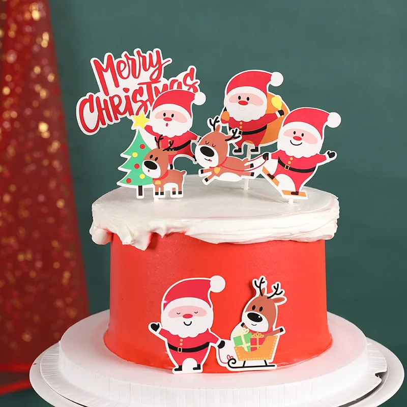 Funny Christmas Cake Topper Cartoon Sleigh Santa Cute White Bear Christmas Baking Cake Decorating Tools
Funny Christmas Cake Topper Cartoon Sleigh Santa Cute White Bear Christmas Baking Cake Decorating Tools