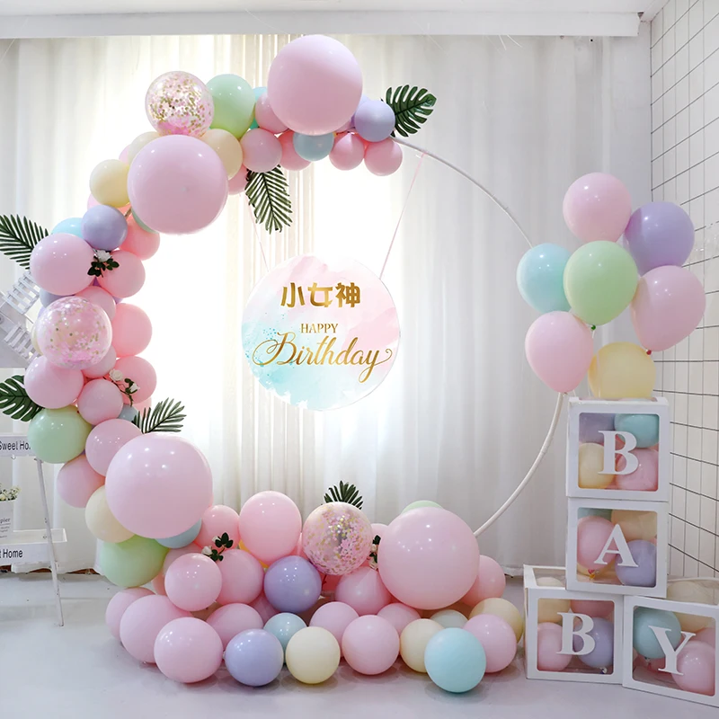 1P 98cm White Plastic Balloon Arch Ring DIY Background Holder Circle Ballon Column Base Baby Shower Birthday Wedding Party Decor
1P 98cm White Plastic Balloon Arch Ring DIY Background Holder Circle Ballon Column Base Baby Shower Birthday Wedding Party Decor