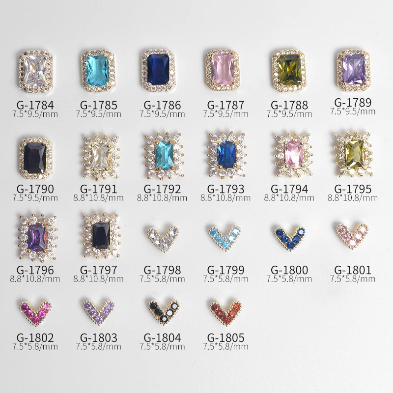 3PCS/Set Of Japanese Style Golden Frame Rhinestone Alloy Color Transparent Glass Gem Nail Pendant Jewelry Rhinestone Nail Tips
3PCS/Set Of Japanese Style Golden Frame Rhinestone Alloy Color Transparent Glass Gem Nail Pendant Jewelry Rhinestone Nail Tips