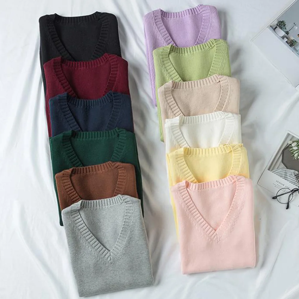 Japanese School Girl Uniform Vest Sweater Daily Casual Solid Streetwear Pullovers Preppy Style Lolita Vintage Knitted Tank Tops
Japanese School Girl Uniform Vest Sweater Daily Casual Solid Streetwear Pullovers Preppy Style Lolita Vintage Knitted Tank Tops