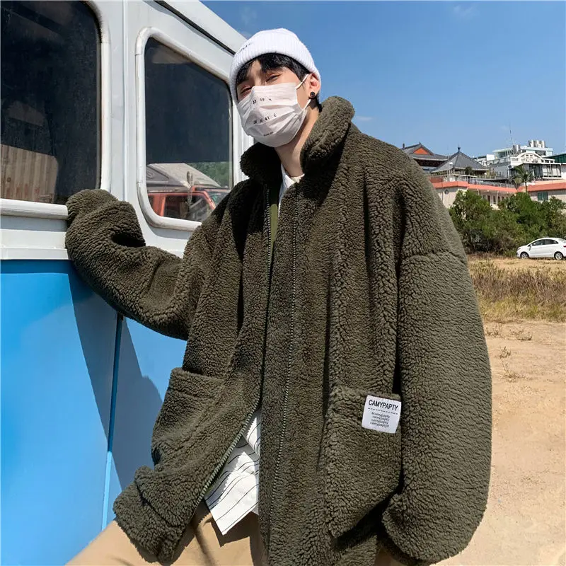 2020 Korean Autumn Winter Thickened Cotton Coat Lamb Wool Fleece Men's Wear Hoodie Men Time Limited
2020 Korean Autumn Winter Thickened Cotton Coat Lamb Wool Fleece Men's Wear Hoodie Men Time Limited