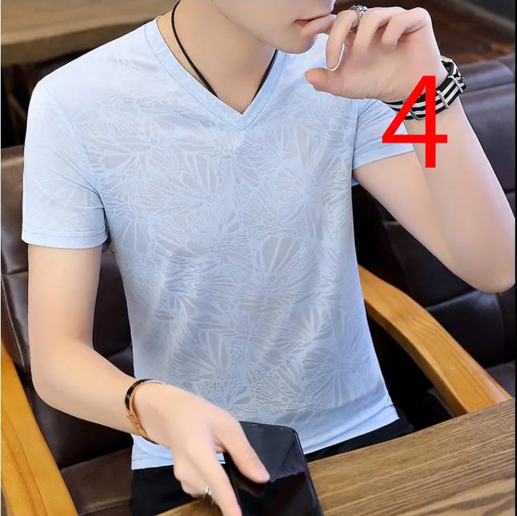 Men's lapel short-sleeved t-shirt men's street brand 2019 new trend loose Korean version of the cotton port wind Slim
Men's lapel short-sleeved t-shirt men's street brand 2019 new trend loose Korean version of the cotton port wind Slim