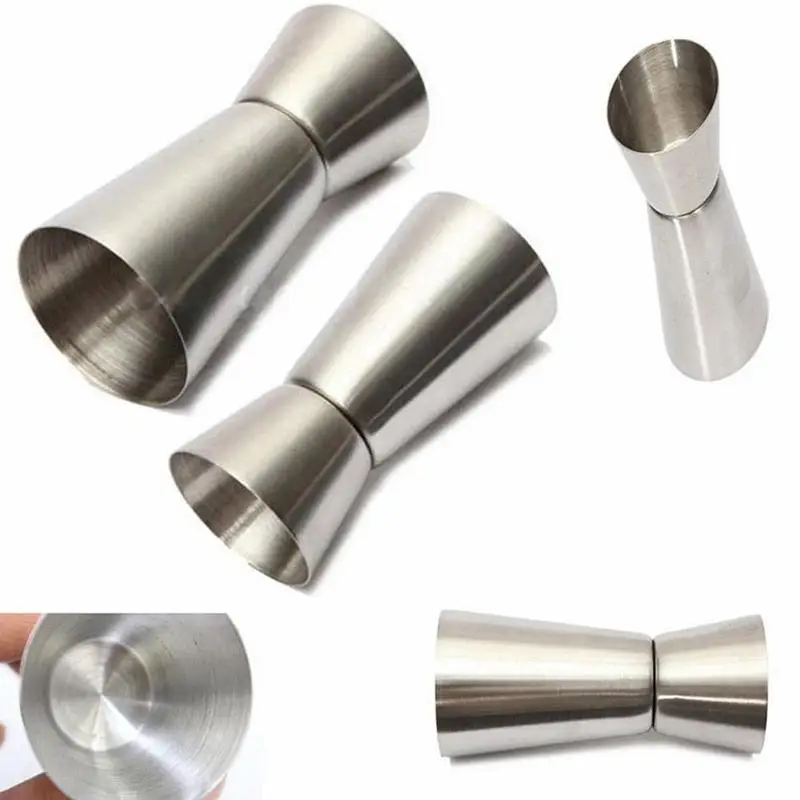 30/50ml Steel Cocktail Shaker Mixer Jigger Cup Shot Drink Double Wine Short Bar Single Measure G6R8
30/50ml Steel Cocktail Shaker Mixer Jigger Cup Shot Drink Double Wine Short Bar Single Measure G6R8