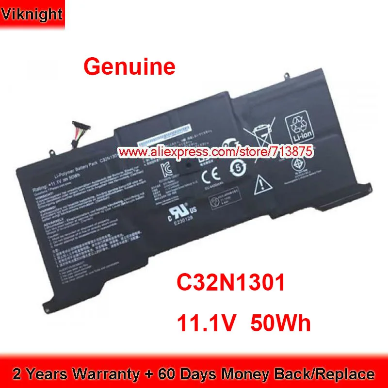 Genuine C32N1301 Battery C32-N1301 for Asus ZENBOOK UX31LA-US51T UX3Po Ultrabook Laptop 11.1V 50Wh
Genuine C32N1301 Battery C32-N1301 for Asus ZENBOOK UX31LA-US51T UX3Po Ultrabook Laptop 11.1V 50Wh