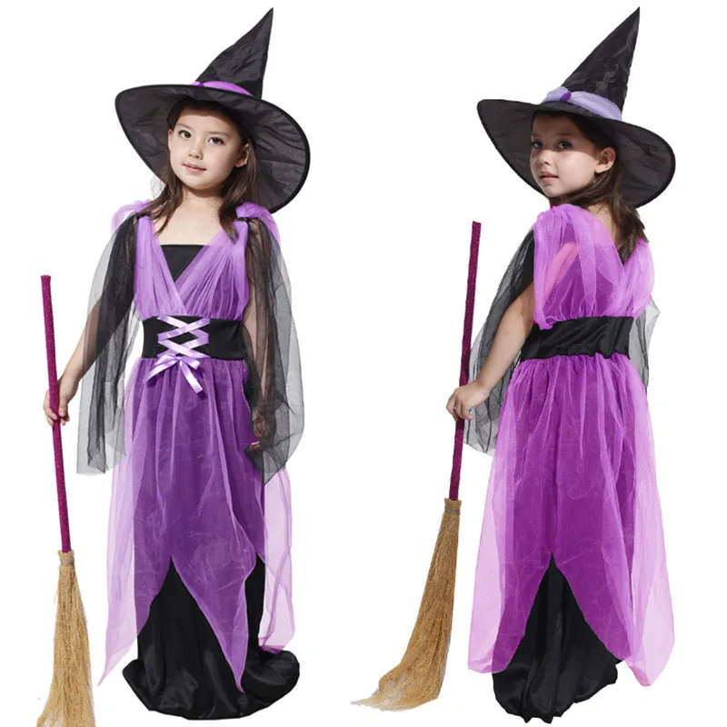 Halloween girls costume witch cosplay suit dress thin slim high quality polyester material female costume
Halloween girls costume witch cosplay suit dress thin slim high quality polyester material female costume