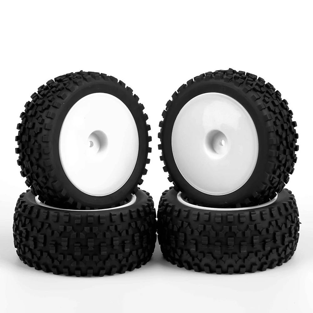 RC 4 pcs 90mm 1:10 rubber front and rear rims and 12mm white hex wheel fit for HSP HPI RC buggy off road car # 484 parts accesso
RC 4 pcs 90mm 1:10 rubber front and rear rims and 12mm white hex wheel fit for HSP HPI RC buggy off road car # 484 parts accesso