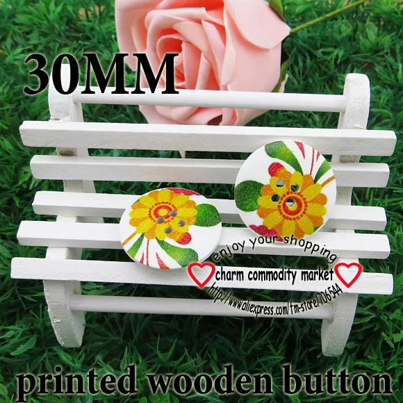 20PCS sunflower painting wooden buttons boots coat sewing clothes accessories 30MM MCB-594
20PCS sunflower painting wooden buttons boots coat sewing clothes accessories 30MM MCB-594