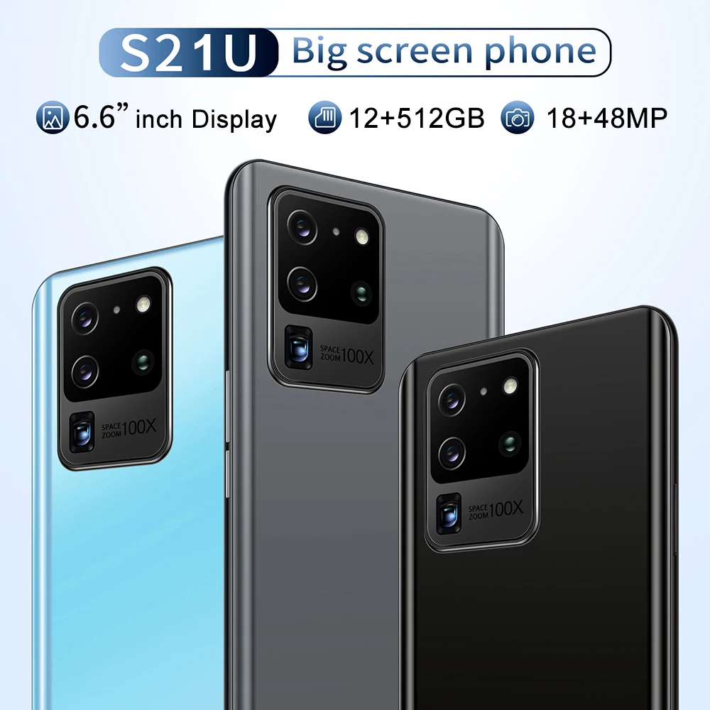 Galaxi S21Ultra 6.7 Zoll Smartphone 5000mAh Entsperren Globale Version 4G 5G Android 10 18+48MP 12GB + 512GB Celulares Cellphone
Galaxi S21Ultra 6.7 Zoll Smartphone 5000mAh Entsperren Globale Version 4G 5G Android 10 18+48MP 12GB + 512GB Celulares Cellphone