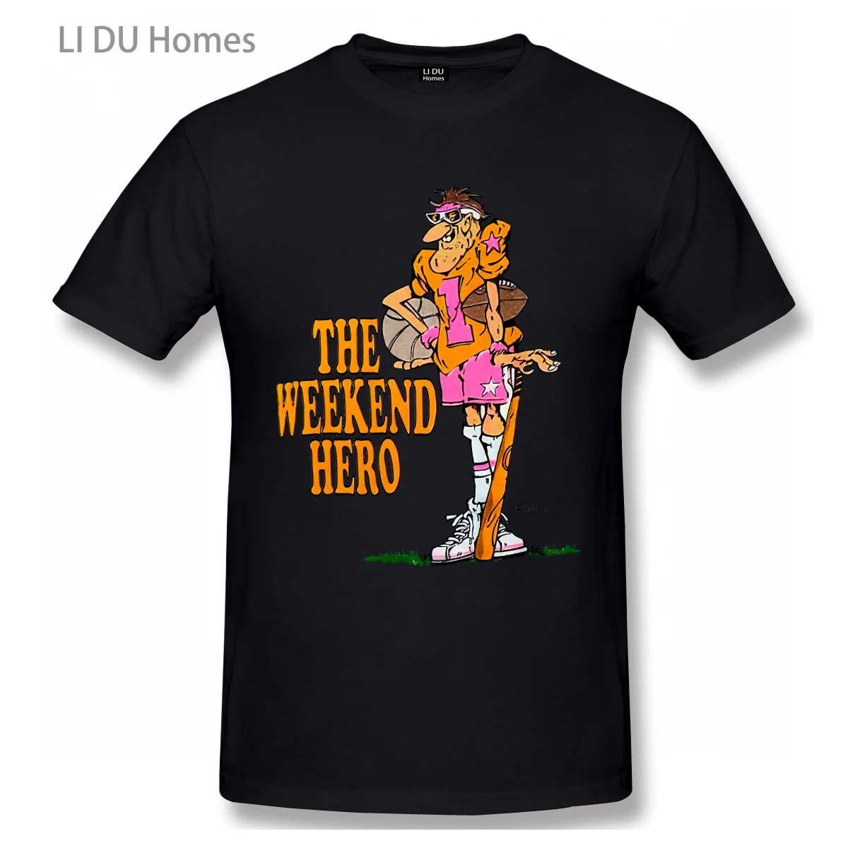 Vintage 1980s Sports Parody Graphic The Weekend Hero T Shirts Summer Tshirts Short Sleeve Graphics T-shirts Tee Top
Vintage 1980s Sports Parody Graphic The Weekend Hero T Shirts Summer Tshirts Short Sleeve Graphics T-shirts Tee Top