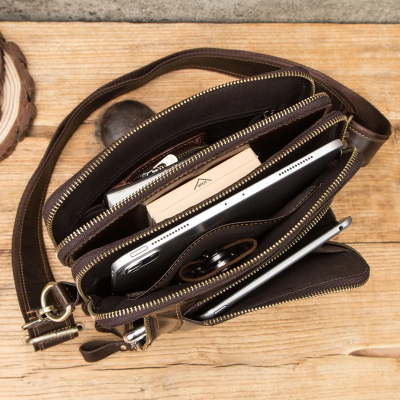 Men's Bag Handbags Cow Genuine Leather Men Fashion Style Messenger Shoulder Bags for Man Fashion Cross Body Male High Quality
Men's Bag Handbags Cow Genuine Leather Men Fashion Style Messenger Shoulder Bags for Man Fashion Cross Body Male High Quality