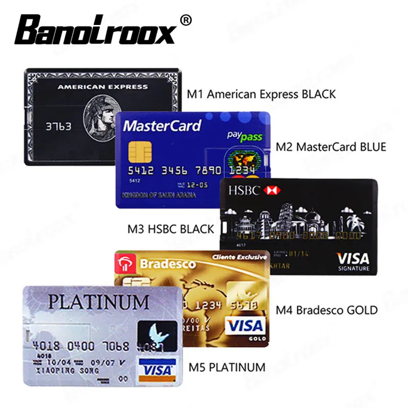 Flash USB Bank Credit Cards Pendrive 32GB 64GB 128GB USB Flash Drive 8GB 16GB HSBC American Express Memory Stick Card Pen Drive
Flash USB Bank Credit Cards Pendrive 32GB 64GB 128GB USB Flash Drive 8GB 16GB HSBC American Express Memory Stick Card Pen Drive