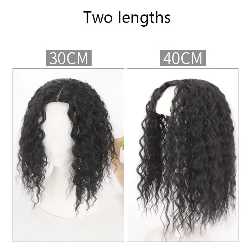 Synthetic Straight Hair Wig with Invisible Hairpins Top Head Closure Wig Clip-In Hair Extensions
Synthetic Straight Hair Wig with Invisible Hairpins Top Head Closure Wig Clip-In Hair Extensions