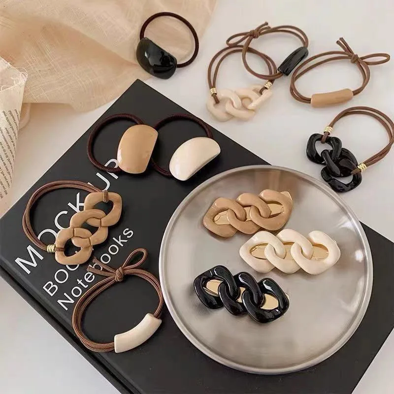 New Korea Women Scrunchie Hair Ties Ponytail Holder Headband Rubber Bands Fashion Elastic Hair Bands Hair Rope Hair Accessories
New Korea Women Scrunchie Hair Ties Ponytail Holder Headband Rubber Bands Fashion Elastic Hair Bands Hair Rope Hair Accessories