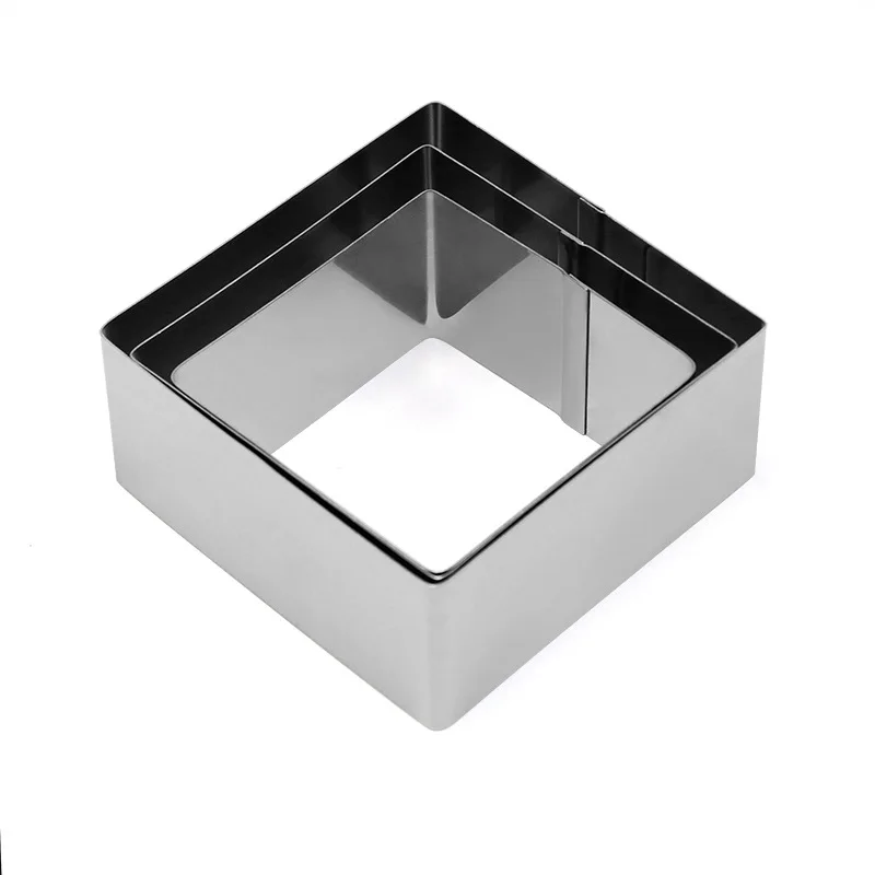 3pcs/set Adjustable Mousse Ring Set Square Stainless Steel Cake Baking Mold Birthday Wedding Cake Decorating Tools
3pcs/set Adjustable Mousse Ring Set Square Stainless Steel Cake Baking Mold Birthday Wedding Cake Decorating Tools