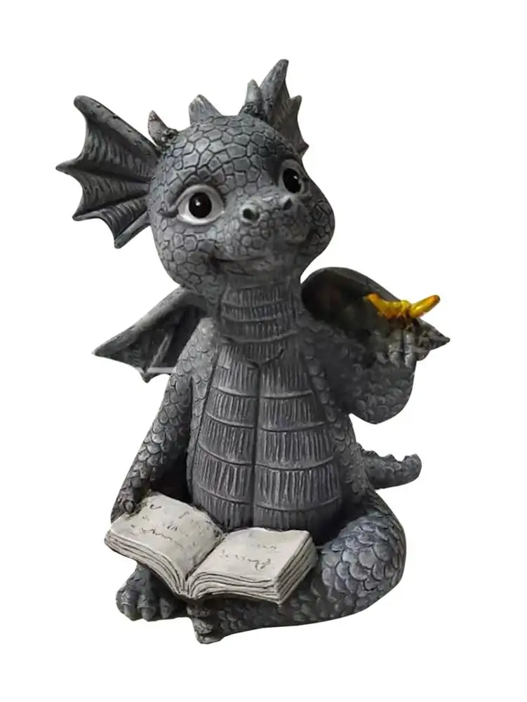 Outdoor Yard Decoration Resin Fun Ornaments Display Mold Miniature Dragon Figurine Statue Gardening Lawn Decor For Garden
Outdoor Yard Decoration Resin Fun Ornaments Display Mold Miniature Dragon Figurine Statue Gardening Lawn Decor For Garden