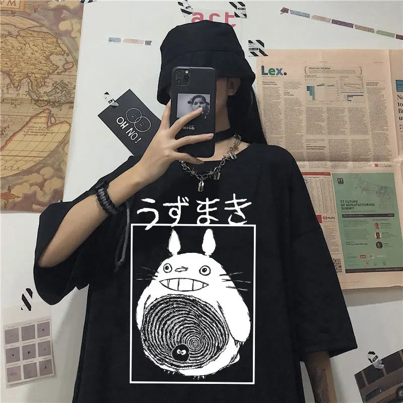 T Shirt 2022 New Women Harajuku Fashion T-shirt Oversized Totoro Graphic T-shirt Funny Cartoon Tshirt 90s Anime Top Tee Female
T Shirt 2022 New Women Harajuku Fashion T-shirt Oversized Totoro Graphic T-shirt Funny Cartoon Tshirt 90s Anime Top Tee Female