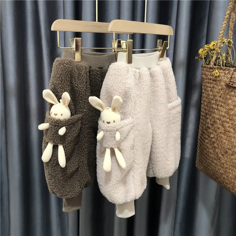 Girls Boys Winter Cute Thick Warm Fleece Rabbit Pant Baby Kids Children Trousers
Girls Boys Winter Cute Thick Warm Fleece Rabbit Pant Baby Kids Children Trousers
