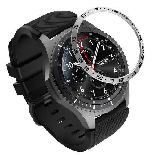 Безель кольцо для samsung Galaxy Watch 46 мм 42 клеющаяся крышка против царапин защита из