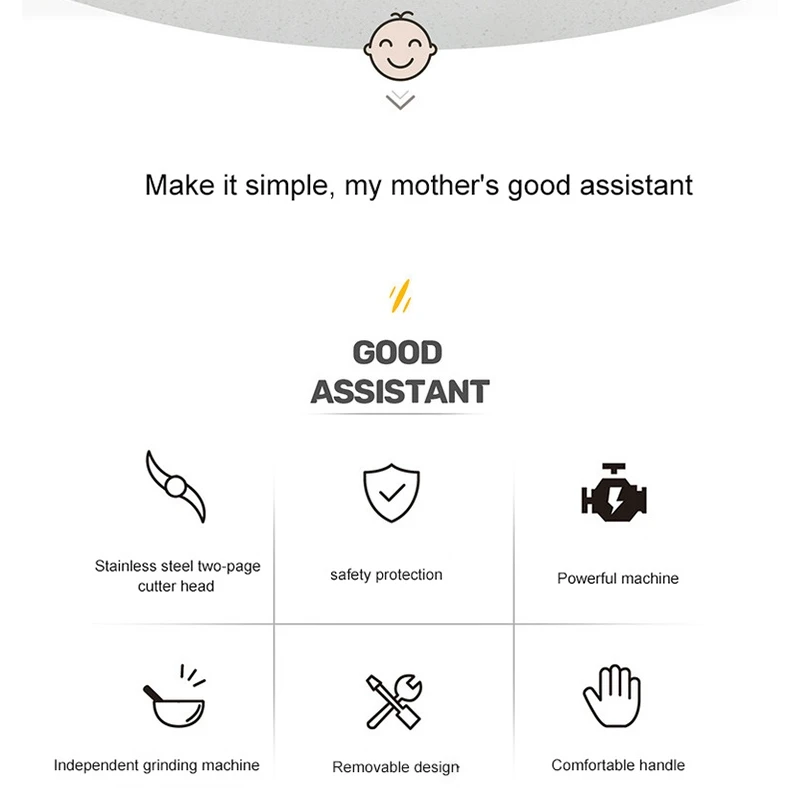 5 in 1 Electric Hand Blender Food Mixer Kitchen 150W Vegetable Meat Grinder 600Ml Baby Food Maker Fruit Blender-EU Plug
5 in 1 Electric Hand Blender Food Mixer Kitchen 150W Vegetable Meat Grinder 600Ml Baby Food Maker Fruit Blender-EU Plug