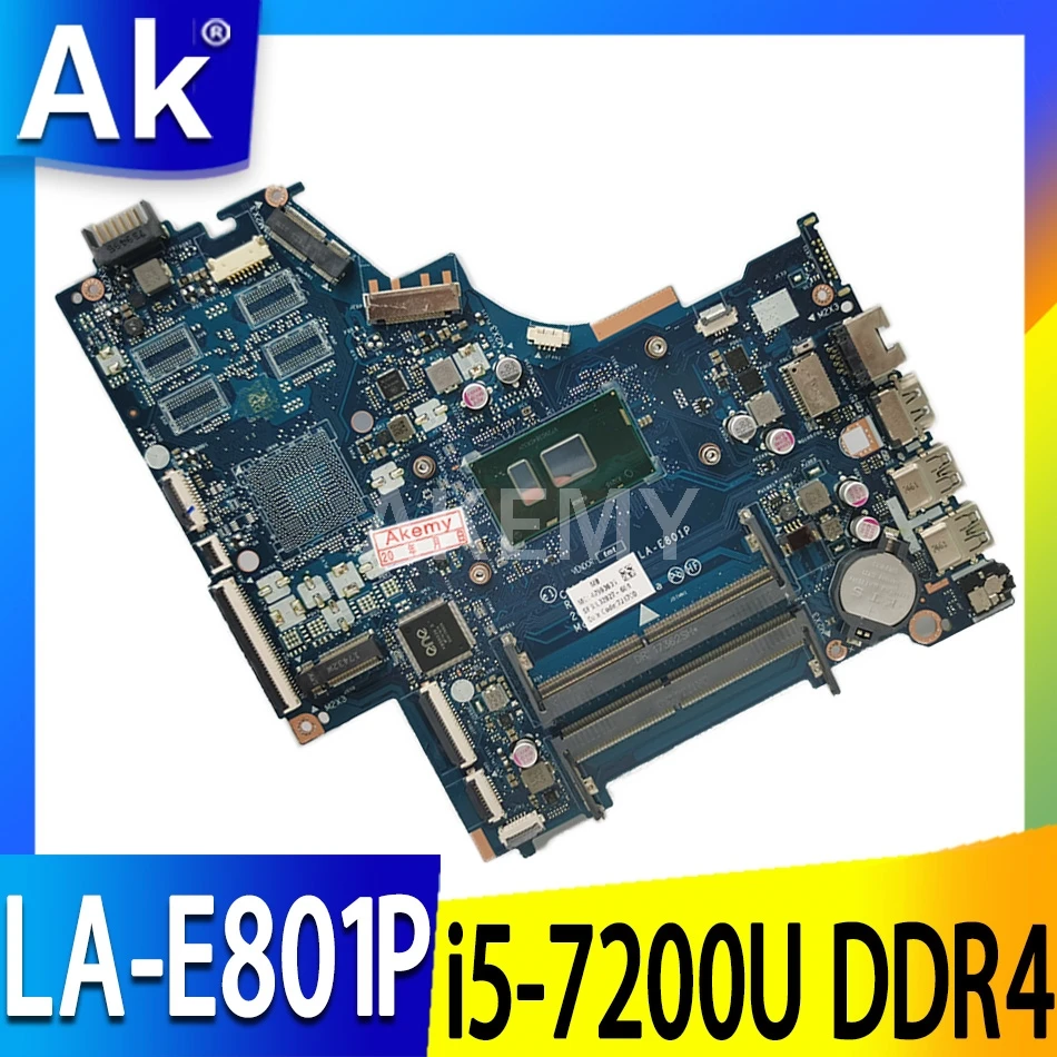 AKemy CSL50 / CSL52 LA-E801P для материнской платы ноутбука HP 15-BS 924751-601 924751-001 924751-501 с протестированной материнской платой i5-7200U DDR4
AKemy CSL50 / CSL52 LA-E801P для материнской платы ноутбука HP 15-BS 924751-601 924751-001 924751-501 с протестированной материнской платой i5-7200U DDR4