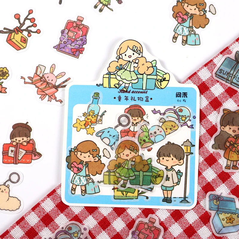 8packs/LOT childhood gift box series Creative decoration DIY masking washi paper stickers
8packs/LOT childhood gift box series Creative decoration DIY masking washi paper stickers