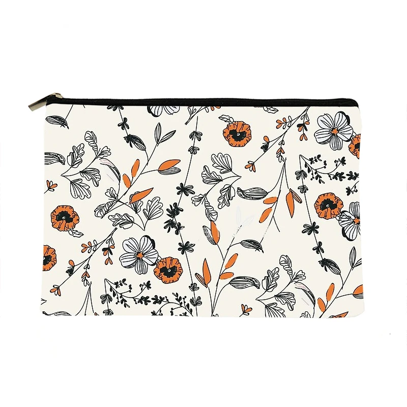 Women Orange Flower Printed Make up bag Fashion Women Cosmetics Organizer Bag for Travel Colorful Storage Bag for Lady Bag
Women Orange Flower Printed Make up bag Fashion Women Cosmetics Organizer Bag for Travel Colorful Storage Bag for Lady Bag