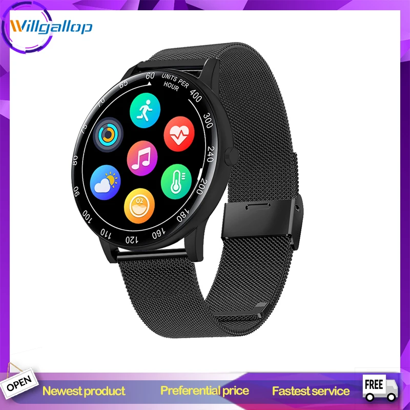 Willgallop New H3 BT Smartwatch Men Women Sport Waterproof Fitness Tracks Heart Rate Oxygen Monitor Round Touch Color Screen
Willgallop New H3 BT Smartwatch Men Women Sport Waterproof Fitness Tracks Heart Rate Oxygen Monitor Round Touch Color Screen