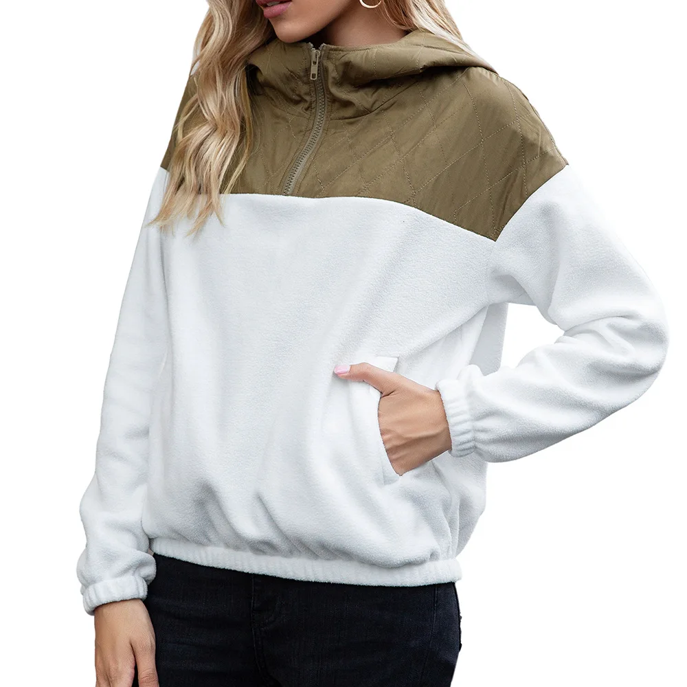 New Autumn And Winter Double Face Velvet Color Matching Pullover Top Casual Loose Hoodie Plush Sportswear Women Hoodies
New Autumn And Winter Double Face Velvet Color Matching Pullover Top Casual Loose Hoodie Plush Sportswear Women Hoodies