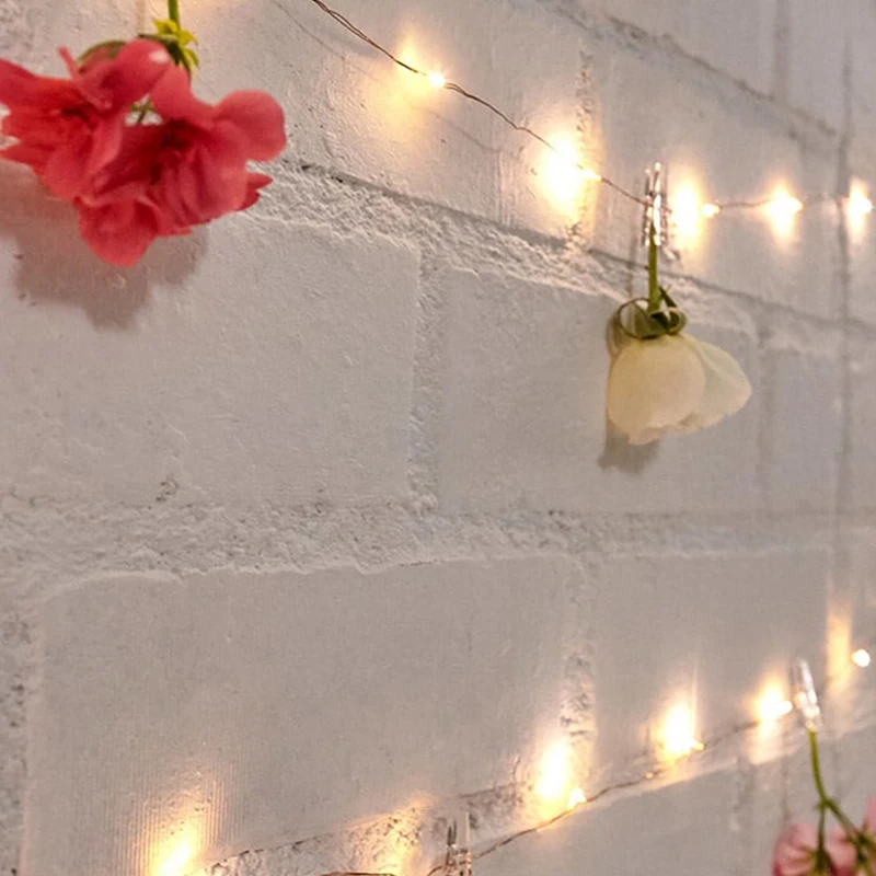 4M 40 LED Copper Wire Photo Clip Light String Christmas Starry Decorative Light String Christmas Decoration
4M 40 LED Copper Wire Photo Clip Light String Christmas Starry Decorative Light String Christmas Decoration