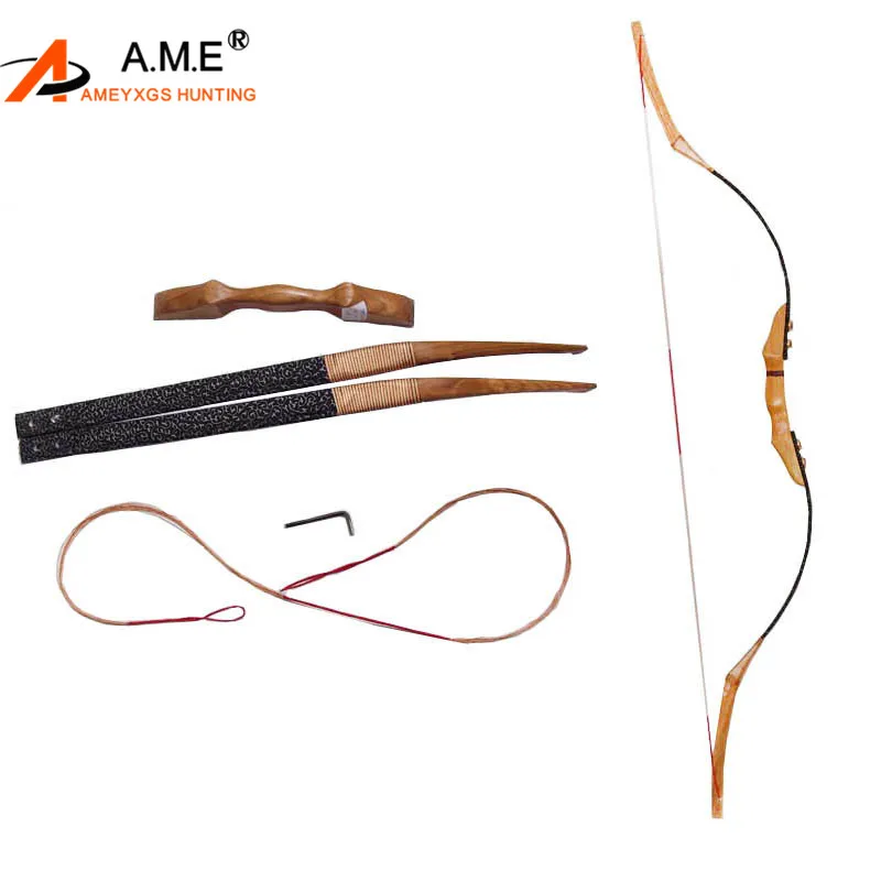 Chinese Recurve Bow Archery Hunting Wood Bow 40# Locust Take Down Handmade Bow 1 unit puntas de caza
Chinese Recurve Bow Archery Hunting Wood Bow 40# Locust Take Down Handmade Bow 1 unit puntas de caza