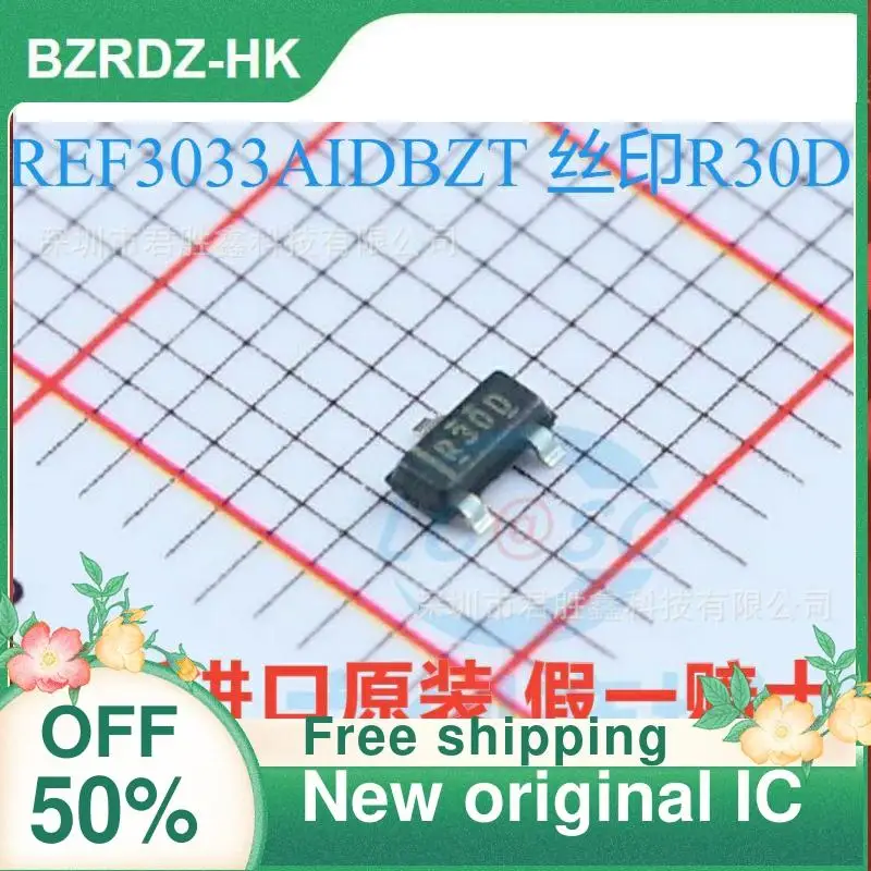 10-200 шт., REF3033AIDBZR, REF3033AIDBZT, SOT23-3 R30D, новая оригинальная интегральная схема
10-200 шт., REF3033AIDBZR, REF3033AIDBZT, SOT23-3 R30D, новая оригинальная интегральная схема