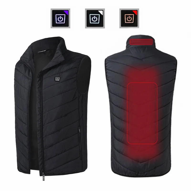 Jacket Warmer Heating Vest Winter Men Women Outdoor USB Infrared Flexible Electric Thermal Clothing Waistcoat Warm Clothing
Jacket Warmer Heating Vest Winter Men Women Outdoor USB Infrared Flexible Electric Thermal Clothing Waistcoat Warm Clothing