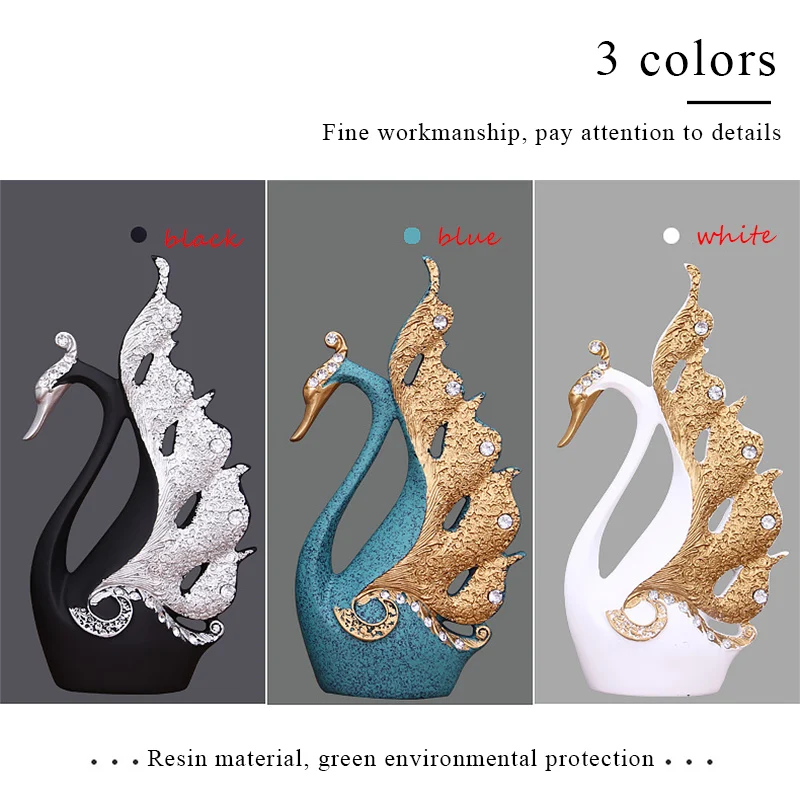Home Decoration Accessories A Couple of Swan Statue Home Decor Sculpture Modern Art Ornaments Wedding Gifts for Friends Lovers
Home Decoration Accessories A Couple of Swan Statue Home Decor Sculpture Modern Art Ornaments Wedding Gifts for Friends Lovers