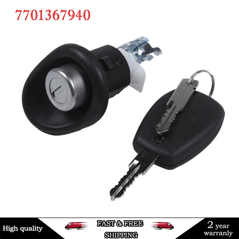 Для DACIA RENAULT LOGAN SANDERO задняя дверь багажник задний замок с двумя ключами 7701367940 |