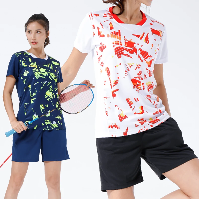 Sports Shirt Suit Badminton Table Sportwear Short Sleeved Training Women Tennis Shirt Shorts Sets 3D Print Running Gym Sets
Sports Shirt Suit Badminton Table Sportwear Short Sleeved Training Women Tennis Shirt Shorts Sets 3D Print Running Gym Sets