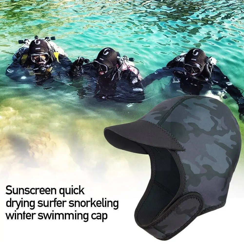 2mm Neoprene Camouflage Diving Headgear Snorkeling Head Hat Diving Accessories Cover Hood Winter Rafting Kayak Swimming H1M2
2mm Neoprene Camouflage Diving Headgear Snorkeling Head Hat Diving Accessories Cover Hood Winter Rafting Kayak Swimming H1M2