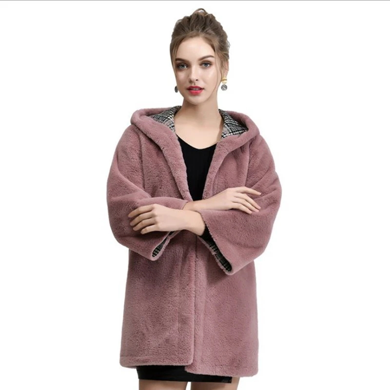 New style winter fashion fur coat women Two sides to wear jackets female imitation fur warm overcoat slim fashion autumn coat
New style winter fashion fur coat women Two sides to wear jackets female imitation fur warm overcoat slim fashion autumn coat