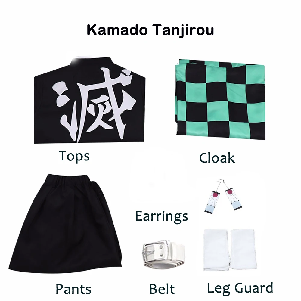 Adult Kids Anime Costume Demon Slayer Cosplay Tanjirou Kamado Cosplay Costume Kimetsu no Yaiba Men Kimono Halloween Costume
Adult Kids Anime Costume Demon Slayer Cosplay Tanjirou Kamado Cosplay Costume Kimetsu no Yaiba Men Kimono Halloween Costume