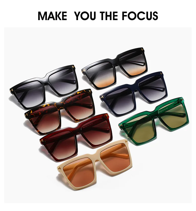 Oversize Women Sunglasses Square Frame Big Luxury Sun Glasses Gradient Sexy Shades Brand Designer Retro Female gafas de sol
Oversize Women Sunglasses Square Frame Big Luxury Sun Glasses Gradient Sexy Shades Brand Designer Retro Female gafas de sol