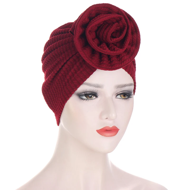Muslim Big Flower Stretch Headband Head Wrap Stripe Cloth Warm Sleep Hat Turban Headwear Cap Bandana Women Hair Accessories
Muslim Big Flower Stretch Headband Head Wrap Stripe Cloth Warm Sleep Hat Turban Headwear Cap Bandana Women Hair Accessories
